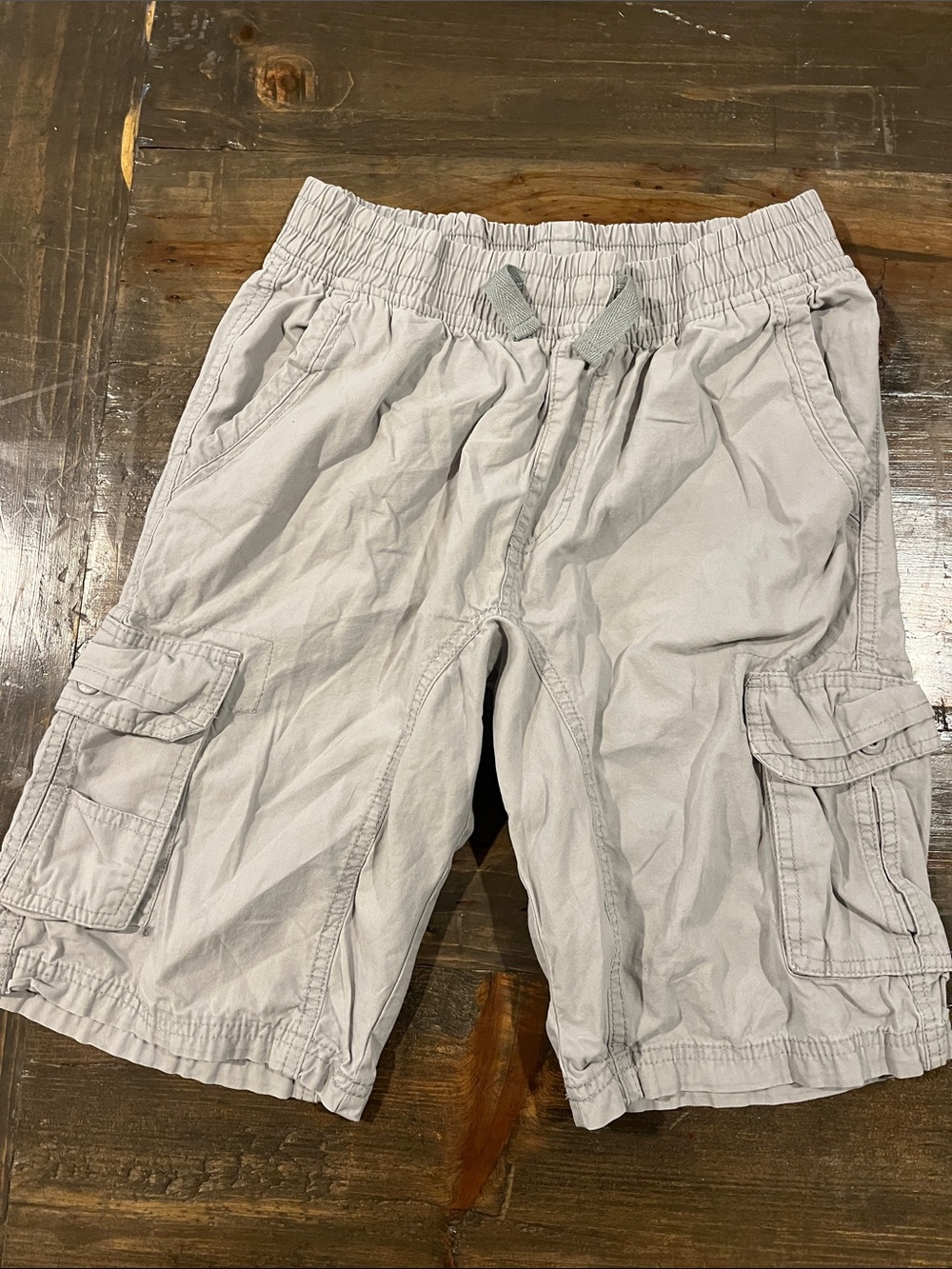 South Pole Light Gray Boy’s Cargo Shorts